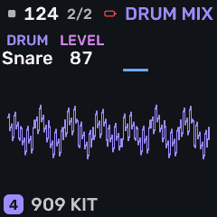 Drum mix page