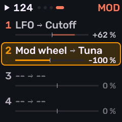 Modulation matrix