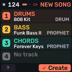 New song track roles