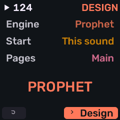 Sound designer start screen