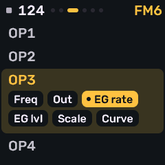 FM6 section map with operators