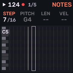 Notes step view