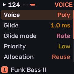 Voice list page